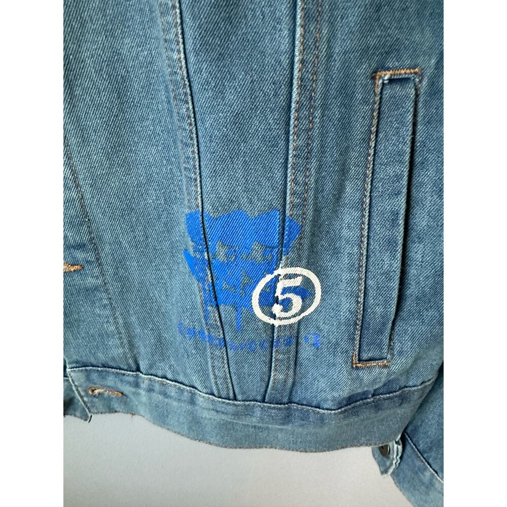 Brooklyn Cloth Denim Graphic Jacket Size XL - Picture 4 of 8